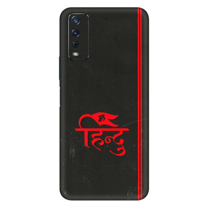 VIVO Y Series Phone Skins (All Models) - Hindu Black - 3D Embossed Finish (L-153) Vivo Y12s