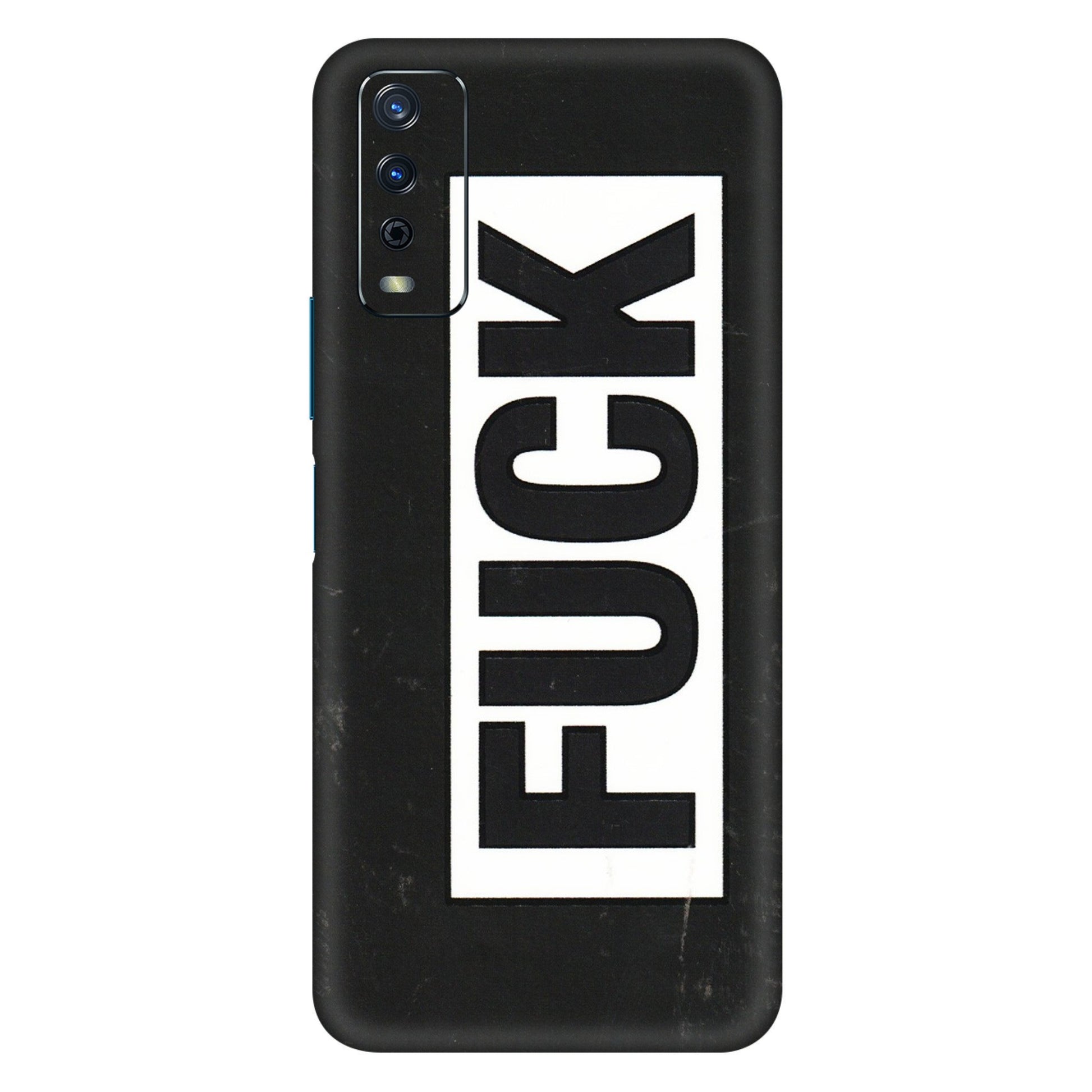 VIVO Y Series Phone Skins (All Models) - The F Word - 3D Embossed Finish (L-255) Vivo Y12s