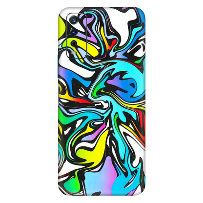 VIVO Y Series Phone Skins (All Models) - Abstract Colour Paints - 3D Embossed Finish (L-271) Vivo Y12s