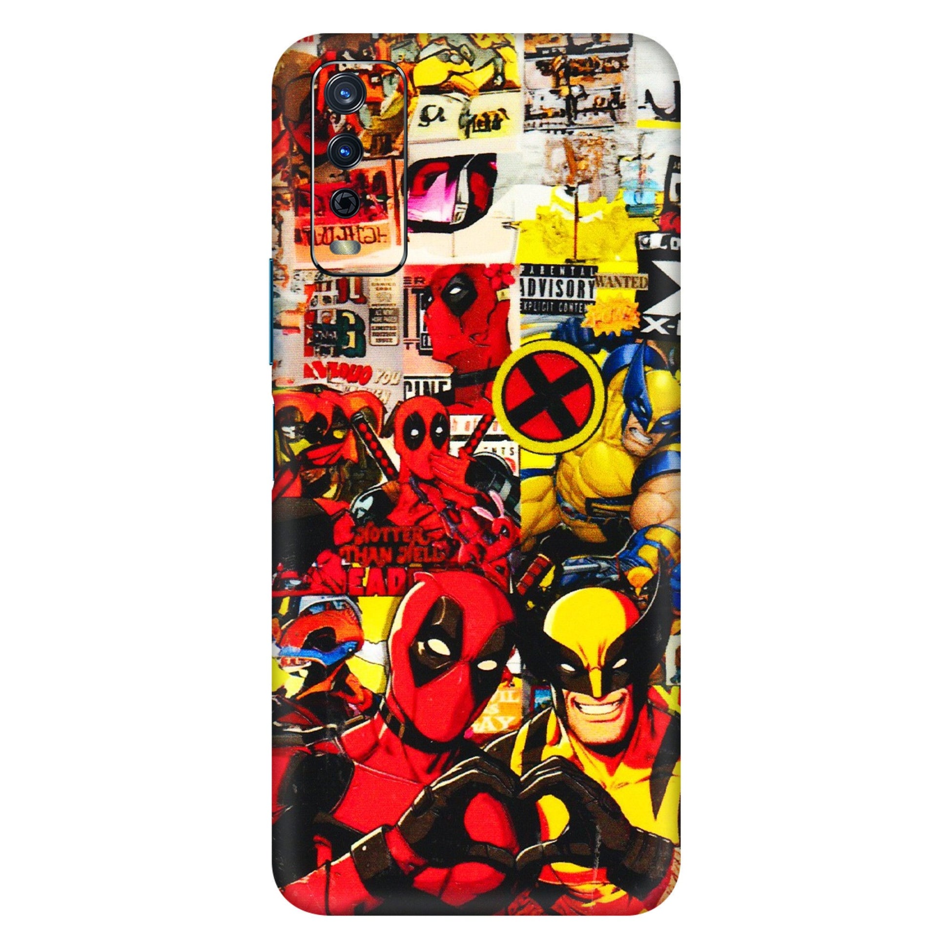VIVO Y Series Phone Skins (All Models) - Spidy Wolverine - 3D Embossed Finish (L-310) Vivo Y12s