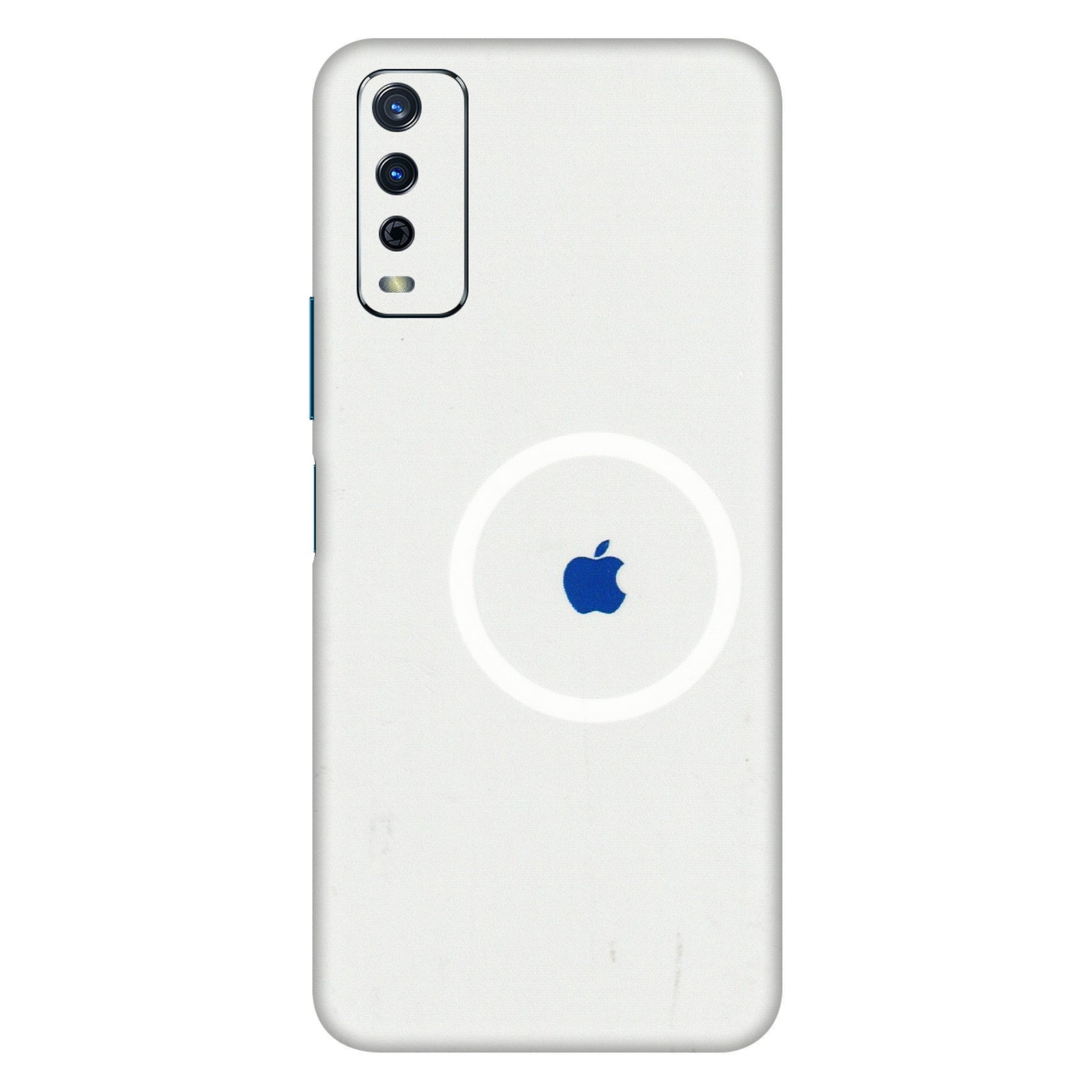 VIVO Y Series Phone Skins (All Models) - iPhone Magsafe Logo - 3D Embossed Finish (L-320) Vivo Y12s