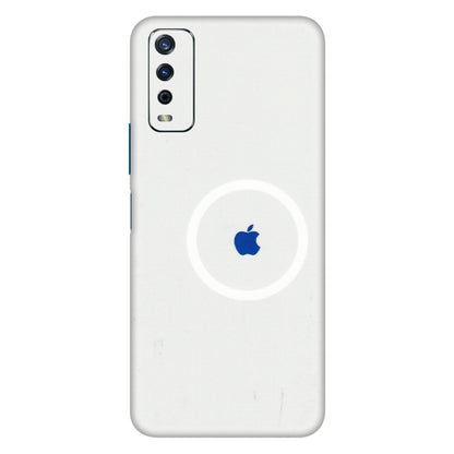 VIVO Y Series Phone Skins (All Models) - iPhone Magsafe Logo - 3D Embossed Finish (L-320) Vivo Y12s