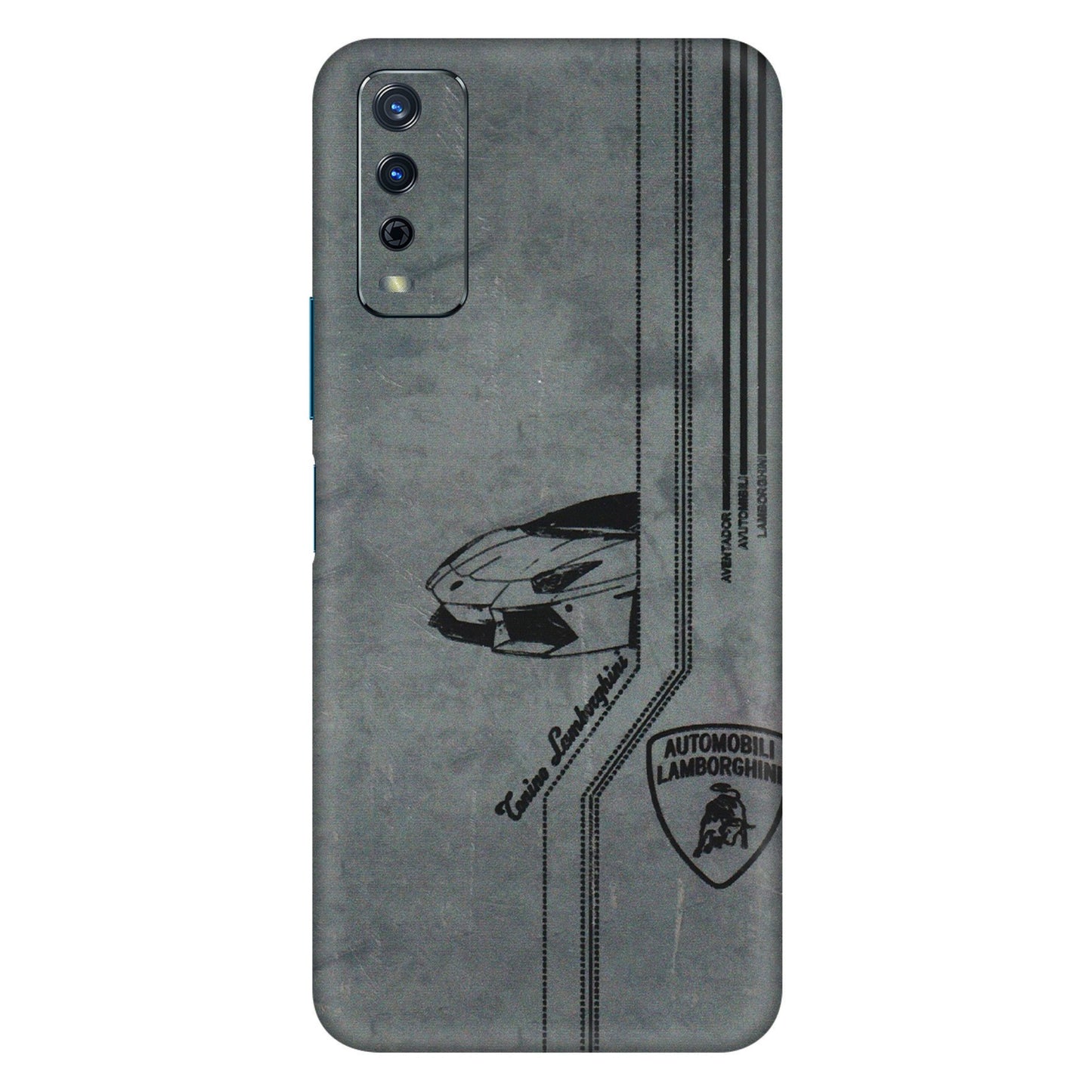 VIVO Y Series Phone Skins (All Models) - New Lamborgini Aventador - 3D Embossed Finish (L-321) Vivo Y12s
