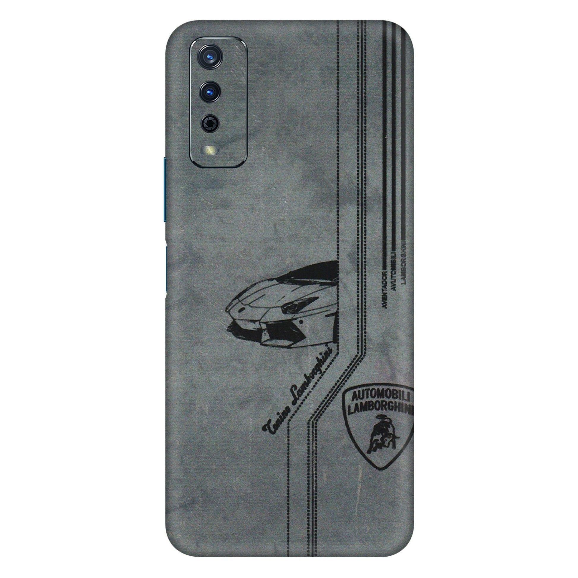 VIVO Y Series Phone Skins (All Models) - New Lamborgini Aventador - 3D Embossed Finish (L-321) Vivo Y12s