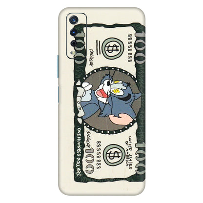 VIVO Y Series Phone Skins (All Models) - Tom Hundred Dollar - 3D Embossed Finish (L-324) Vivo Y12s
