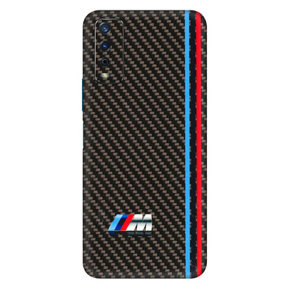 VIVO Y Series Phone Skins (All Models) - BM Carbon Fiber Feels - 3D Embossed Finish (L-38) Vivo Y12s