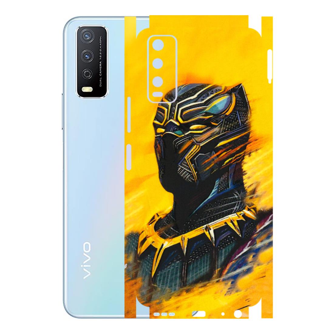 VIVO Y Series Phone Skins (All Models) - Yellow Panther - 3D Embossed Finish (L-54) Vivo Y12s
