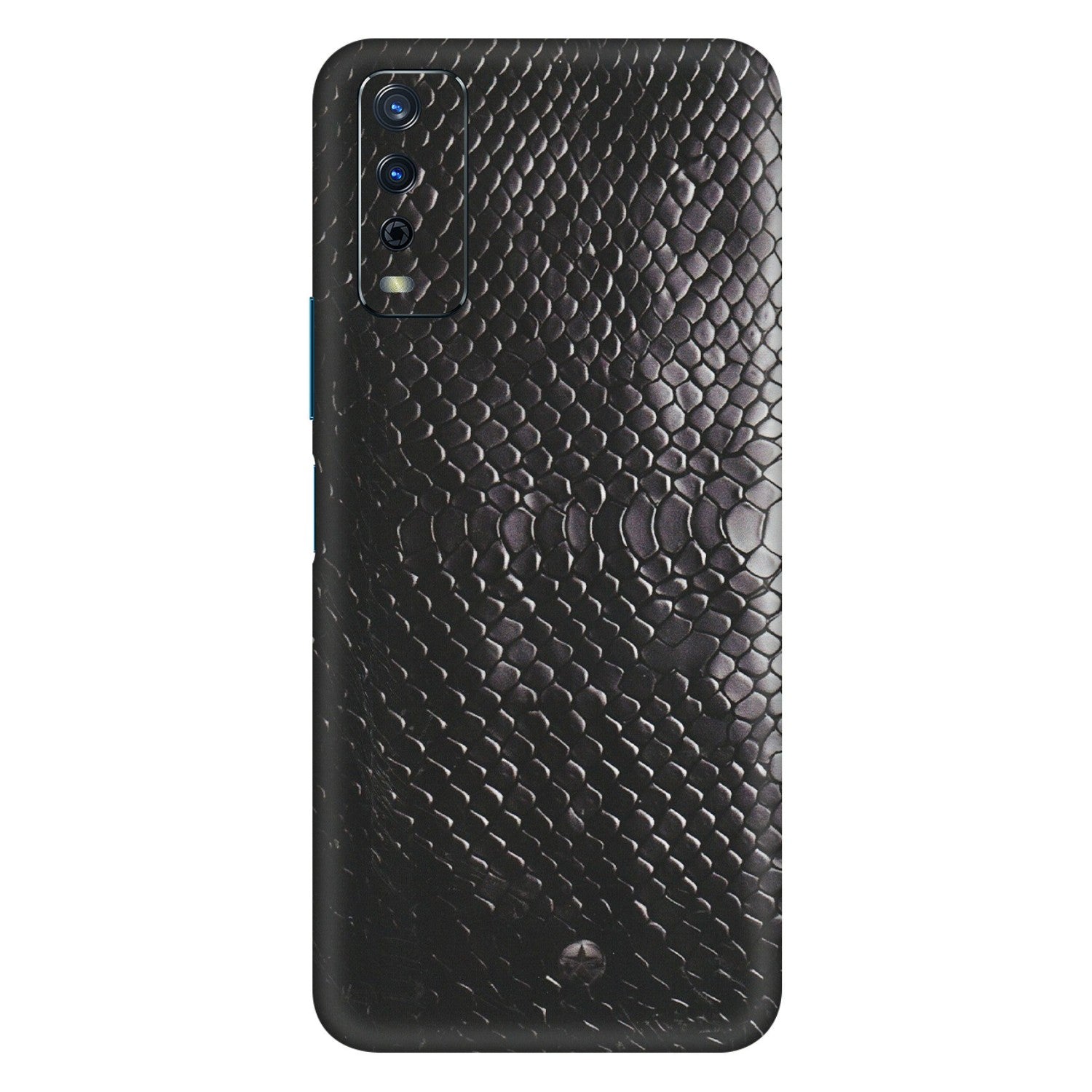 VIVO Y Series Phone Skins (All Models) - Black Snack Leather - Matte Finish (M-147) Vivo Y12s