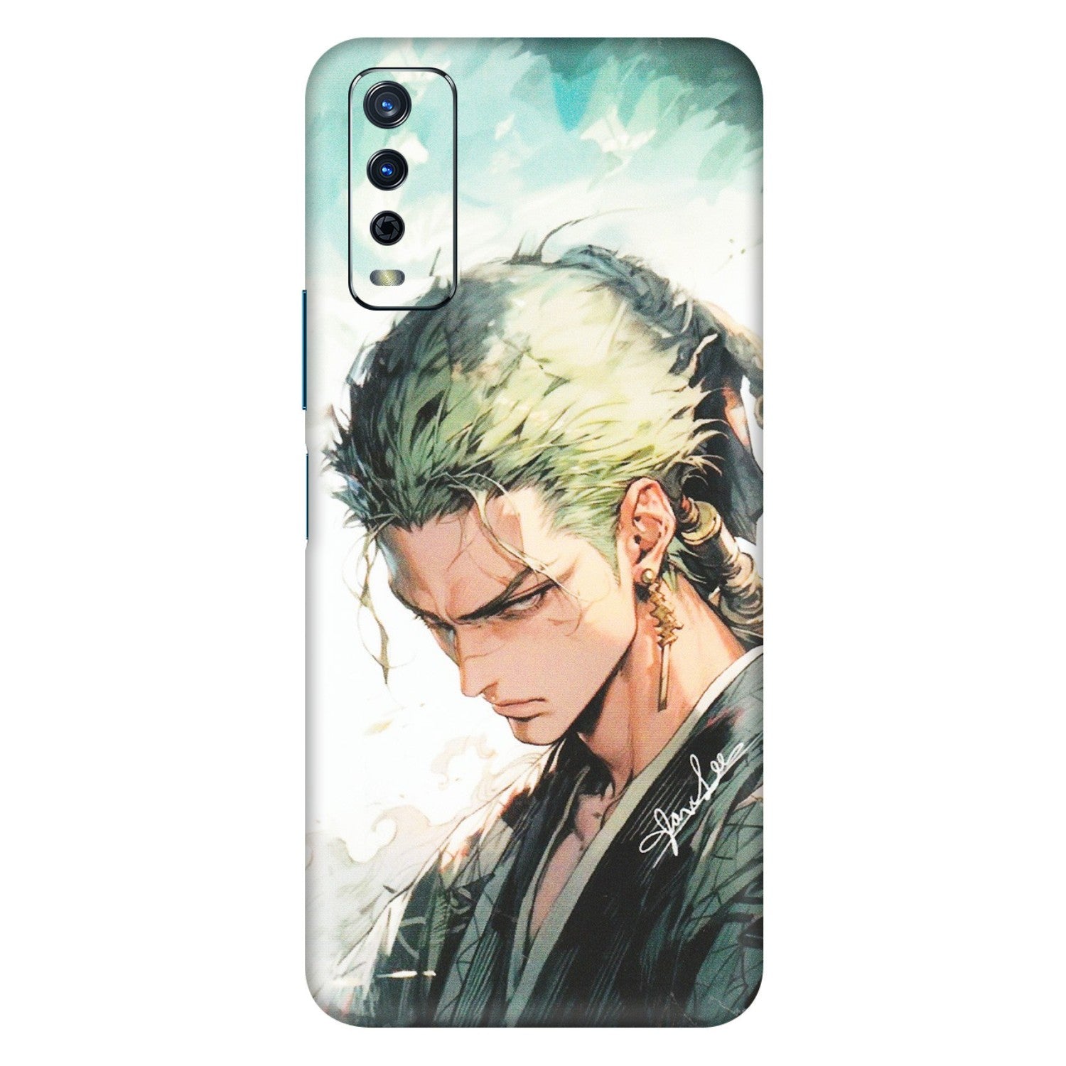 VIVO Y Series Phone Skins (All Models) - Pirate Hunter One Piece Anime - Matte Finish (M-157) Vivo Y12s