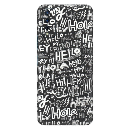 VIVO Y Series Phone Skins (All Models) - Hi Hello Doodles - Matte Finish (M-25)