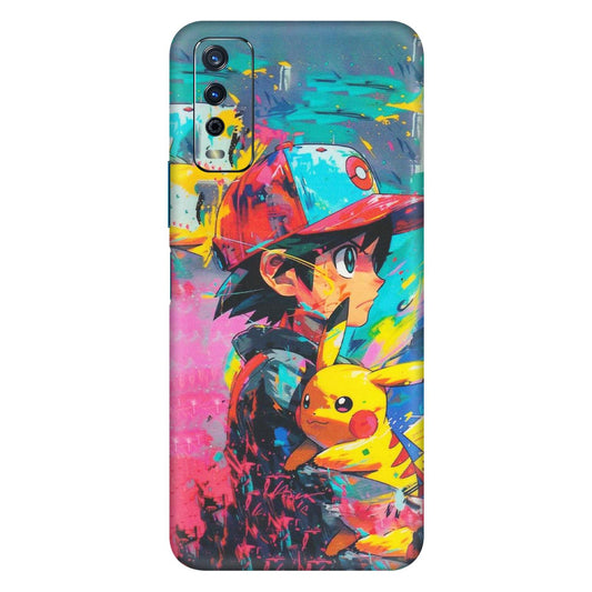 VIVO Y Series Phone Skins (All Models) - Ash & Pikachu - Matte Finish (M-26) Vivo Y12s
