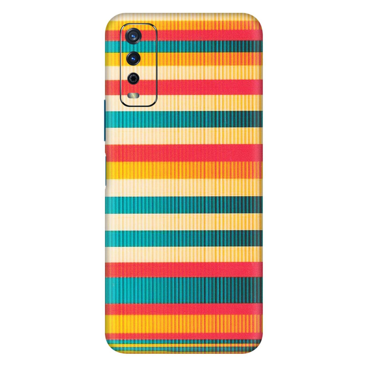 VIVO Y Series Phone Skins (All Models) - Colourful Stripes Soothing Effect - Matte Finish (M-86) Vivo Y12s