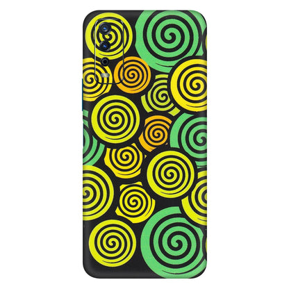 VIVO Y Series Phone Skins (All Models) - Crazy Spiral - Matte Finish (M-91) Vivo Y12s