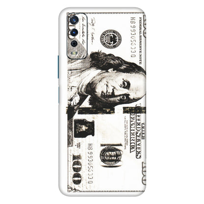 VIVO Y Series Phone Skins (All Models) - 100 Dollar Currency - Transparent Finish (T-01) Vivo Y12s