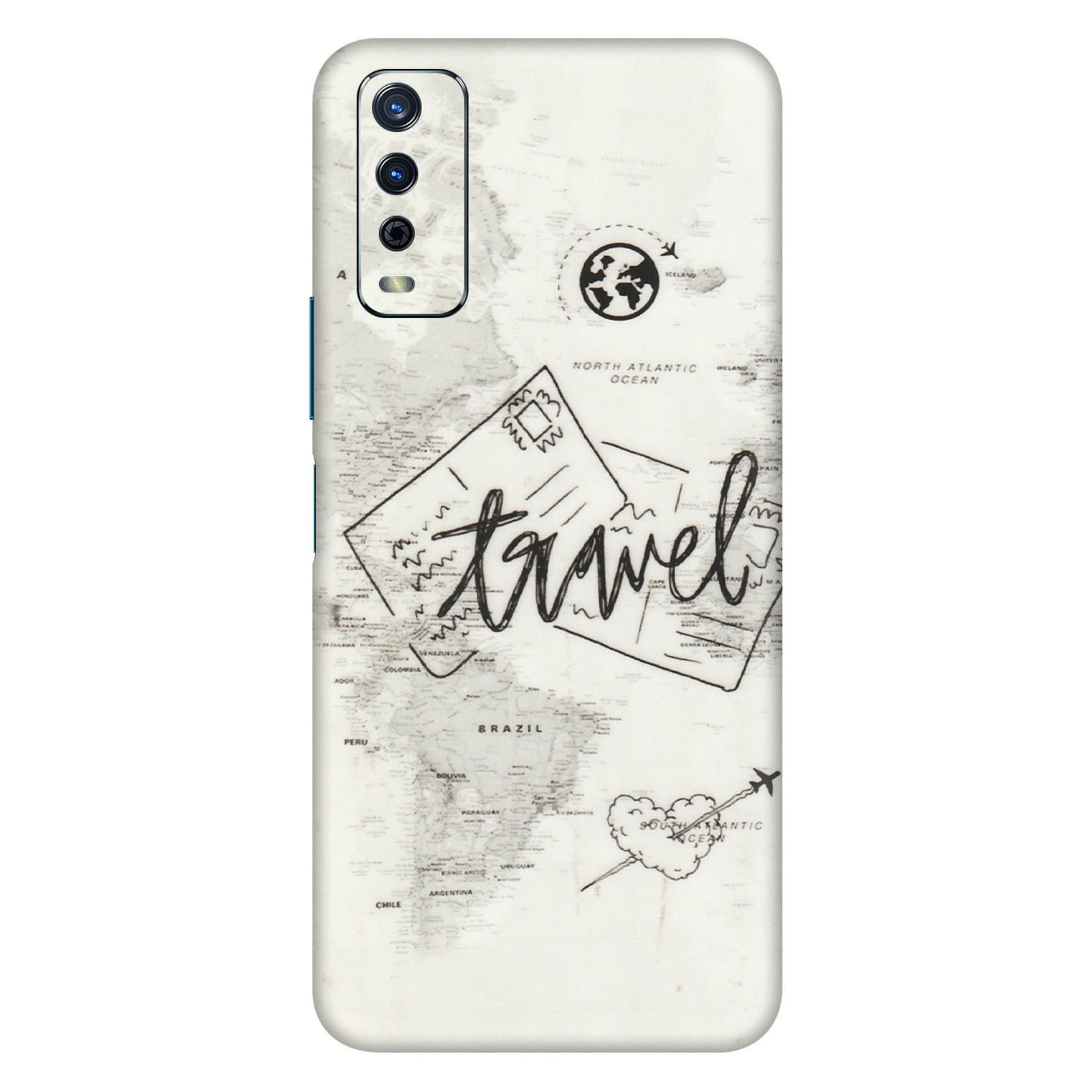 VIVO Y Series Phone Skins (All Models) - Travel Ticket - Transparent Finish (T-06) Vivo Y12s