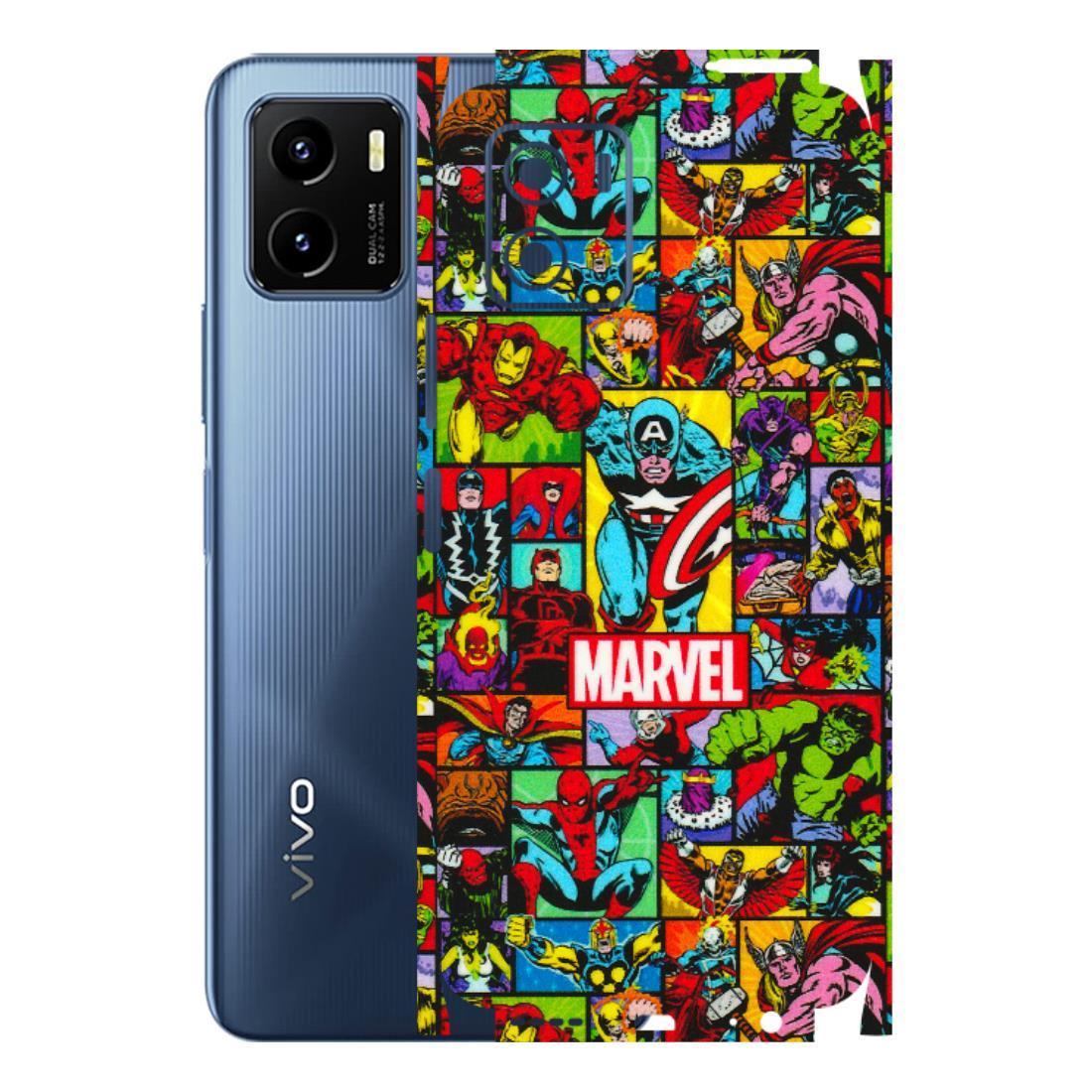 VIVO Y Series Phone Skins (All Models) - MARVELOUS Comic Characters - 3D Embossed Finish (L-129) Vivo Y15C