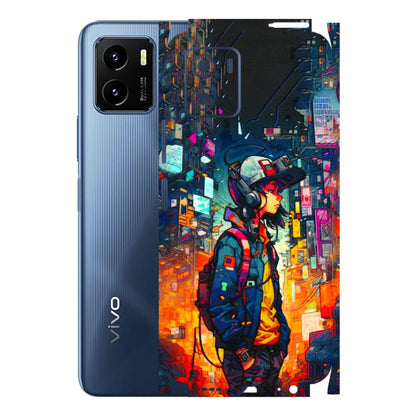 VIVO Y Series Phone Skins (All Models) - Street Anime Guy - 3D Embossed Finish (L-158) Vivo Y15C