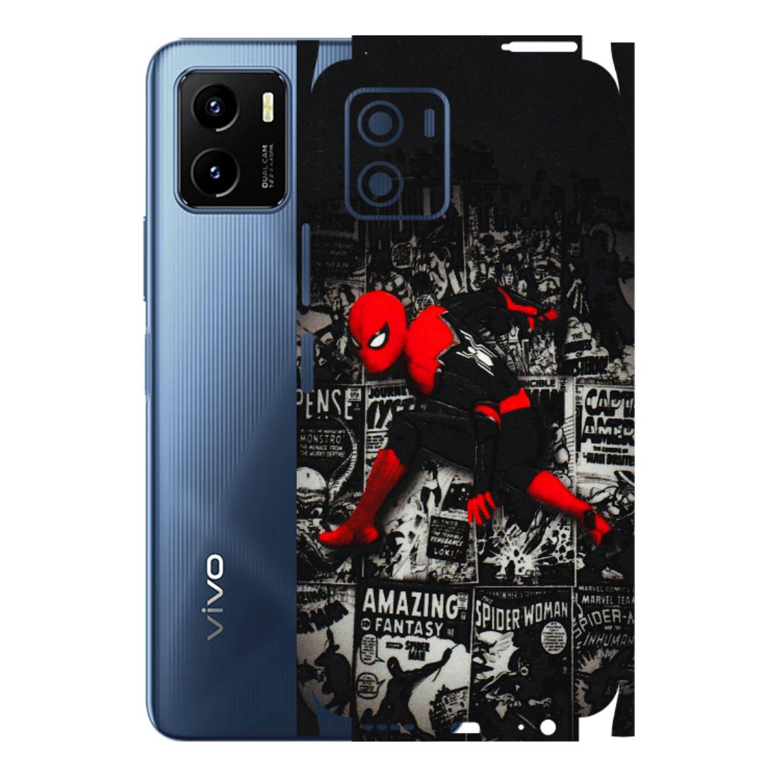 VIVO Y Series Phone Skins (All Models) - SpiderMan New - 3D Embossed Finish (L-162) Vivo Y15C