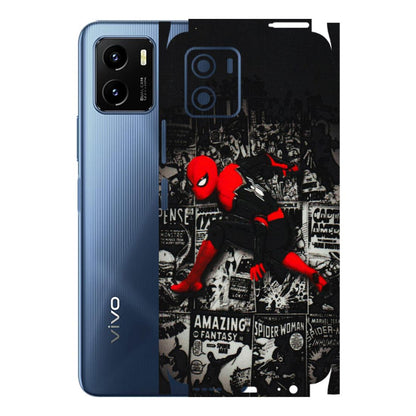 VIVO Y Series Phone Skins (All Models) - SpiderMan New - 3D Embossed Finish (L-162) Vivo Y15C
