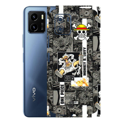 VIVO Y Series Phone Skins (All Models) - Cuffy Anime MonkeyCamic - 3D Embossed Finish (L-242) Vivo Y15C