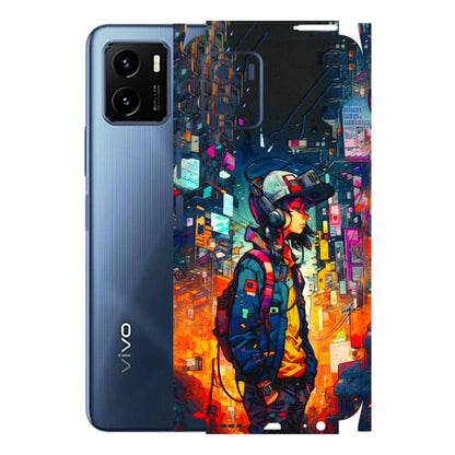 VIVO Y Series Phone Skins (All Models) - Street Anime Guy - 3D Embossed Finish (L-158) Vivo Y15S