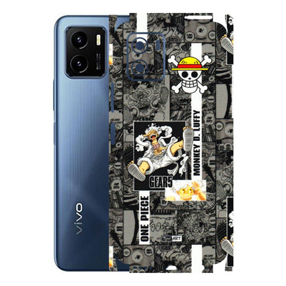 VIVO Y Series Phone Skins (All Models) - Cuffy Anime MonkeyCamic - 3D Embossed Finish (L-242) Vivo Y15S
