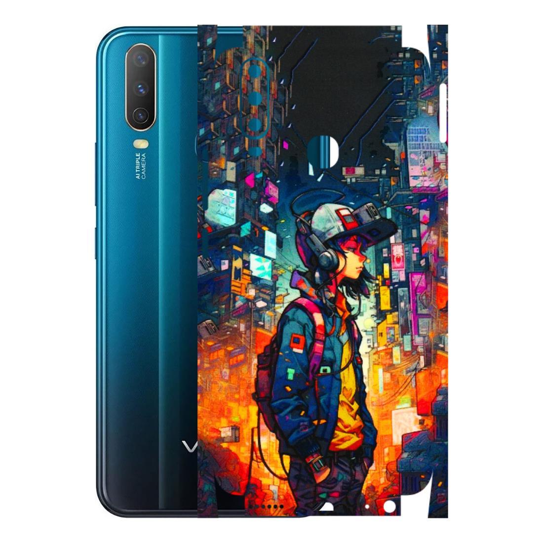 VIVO Y Series Phone Skins (All Models) - Street Anime Guy - 3D Embossed Finish (L-158) Vivo Y15 2019