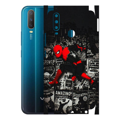 VIVO Y Series Phone Skins (All Models) - SpiderMan New - 3D Embossed Finish (L-162) Vivo Y15 2019