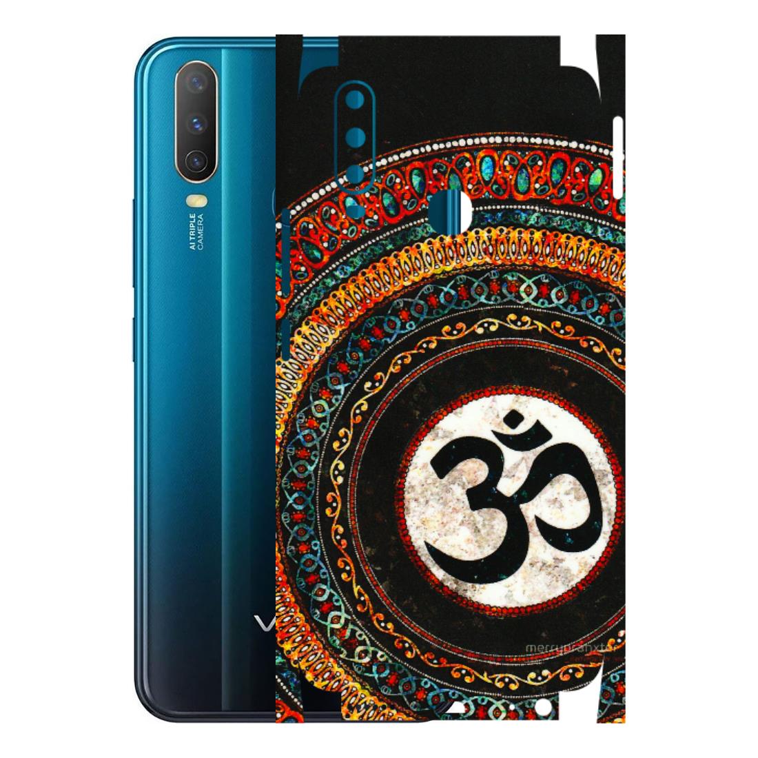 VIVO Y Series Phone Skins (All Models) - Aum Chant Abstract - 3D Embossed Finish (L-42) Vivo Y15 2019