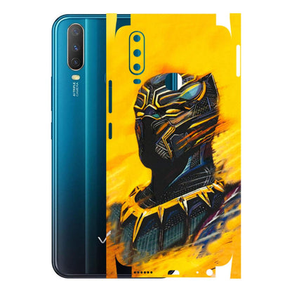 VIVO Y Series Phone Skins (All Models) - Yellow Panther - 3D Embossed Finish (L-54) Vivo Y15 2019