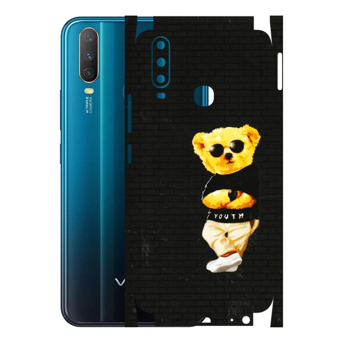 VIVO Y Series Phone Skins (All Models) - Classy Teddy Bear - 3D Embossed Finish (L-116) Vivo Y15