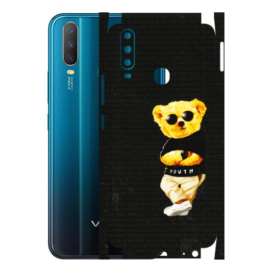VIVO Y Series Phone Skins (All Models) - Classy Teddy Bear - 3D Embossed Finish (L-116) Vivo Y15