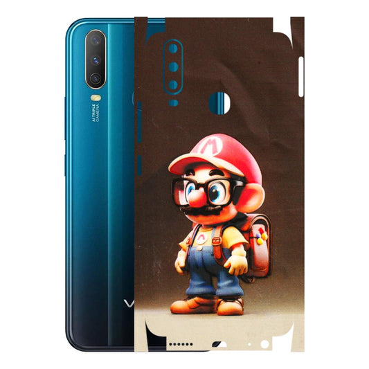 VIVO Y Series Phone Skins (All Models) - Little Mario - 3D Embossed Finish (L-119) Vivo Y15