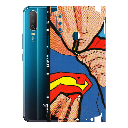 VIVO Y Series Phone Skins (All Models) - Superman Sutta - 3D Embossed Finish (L-130) Vivo Y15
