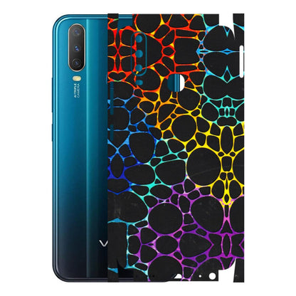 VIVO Y Series Phone Skins (All Models) - Abstract Art MultiColour - 3D Embossed Finish (L-133) Vivo Y15