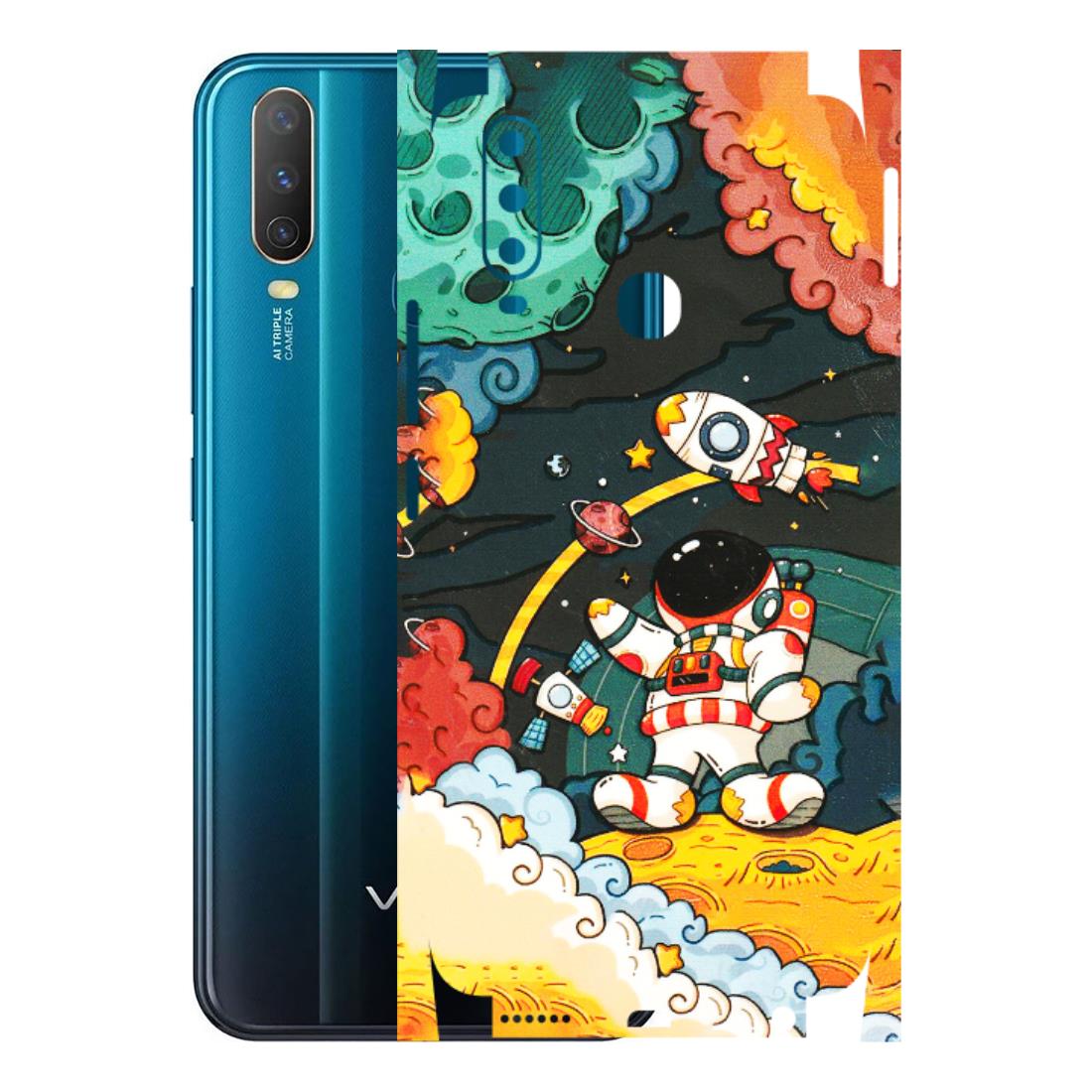 VIVO Y Series Phone Skins (All Models) - Astronauts & Spaceship - 3D Embossed Finish (L-145) Vivo Y15