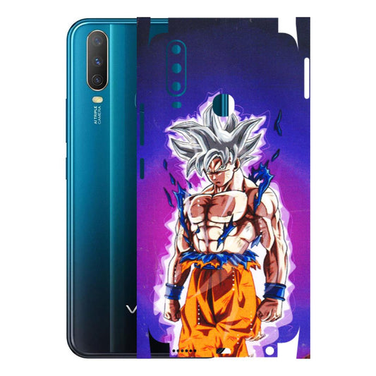 VIVO Y Series Phone Skins (All Models) - Goku Purple Anime - 3D Embossed Finish (L-147) Vivo Y15