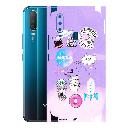 VIVO Y Series Phone Skins (All Models) - I Need My Nasa Skin - 3D Embossed Finish (L-149) Vivo Y15