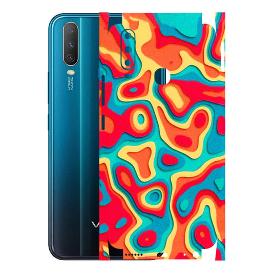 VIVO Y Series Phone Skins (All Models) - Abstract Swirl - 3D Embossed Finish (L-150) Vivo Y15
