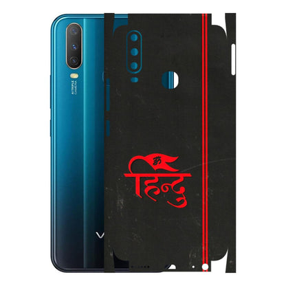 VIVO Y Series Phone Skins (All Models) - Hindu Black - 3D Embossed Finish (L-153) Vivo Y15