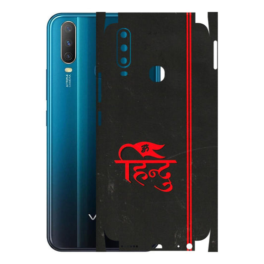 VIVO Y Series Phone Skins (All Models) - Hindu Black - 3D Embossed Finish (L-153) Vivo Y15