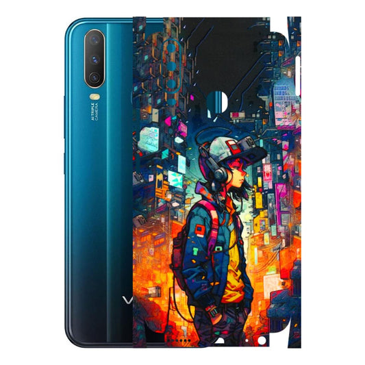 VIVO Y Series Phone Skins (All Models) - Street Anime Guy - 3D Embossed Finish (L-158) Vivo Y15