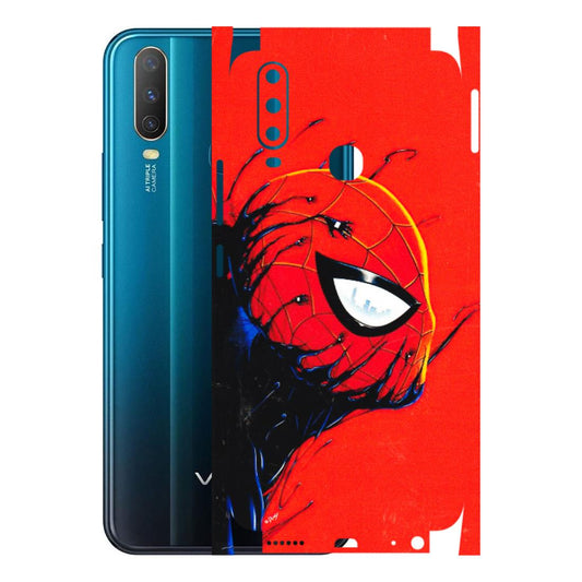 VIVO Y Series Phone Skins (All Models) - Spiderman Face Venom - 3D Embossed Finish (L-165) Vivo Y15