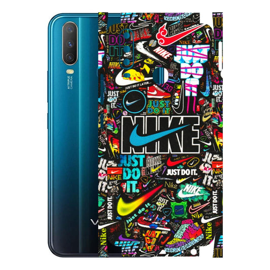 VIVO Y Series Phone Skins (All Models) - Just Do It Doodles - 3D Embossed Finish (L-166) Vivo Y15