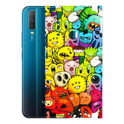VIVO Y Series Phone Skins (All Models) - Angry Funkies - 3D Embossed Finish (L-169) Vivo Y15