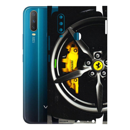 VIVO Y Series Phone Skins (All Models) - Ferrari Wheel Alloy - 3D Embossed Finish (L-173) Vivo Y15