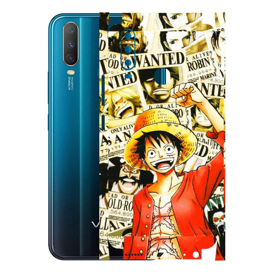 VIVO Y Series Phone Skins (All Models) - Luffy Anime - 3D Embossed Finish (L-177) Vivo Y15