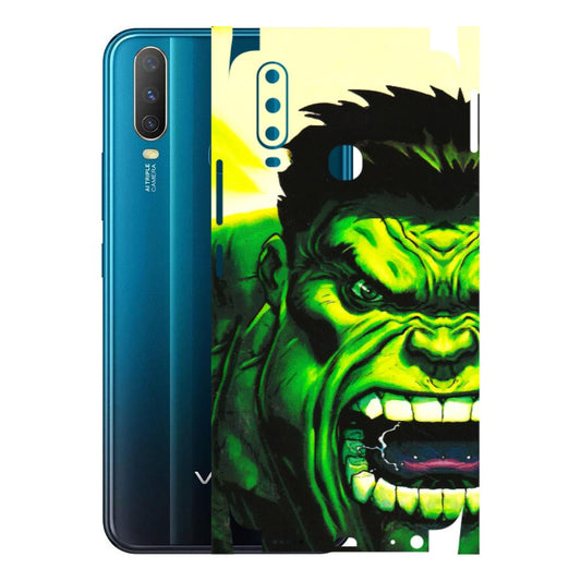 VIVO Y Series Phone Skins (All Models) - Hulk - 3D Embossed Finish (L-180) Vivo Y15