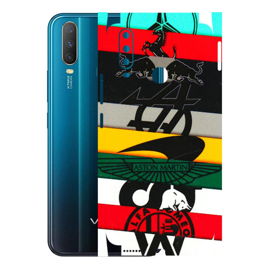 VIVO Y Series Phone Skins (All Models) - Multi Designer Brands - 3D Embossed Finish (L-187) Vivo Y15