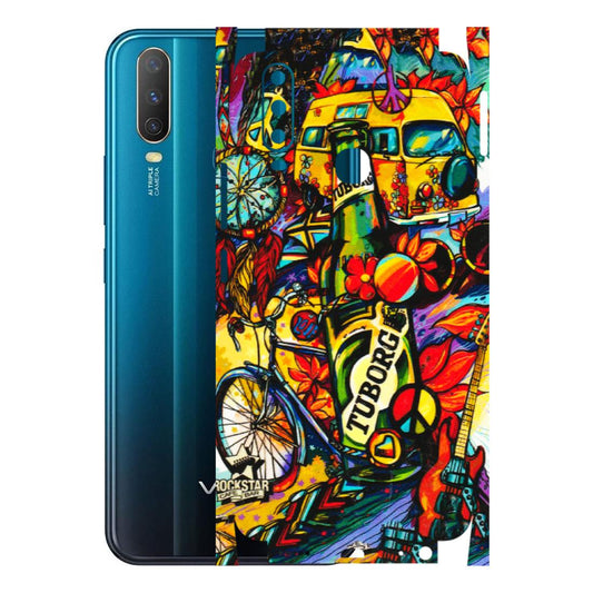 VIVO Y Series Phone Skins (All Models) - Cool Beer Bottle - 3D Embossed Finish (L-193) Vivo Y15
